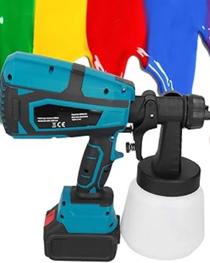 🎨 PISTOLA DE PULVERIZACIÓN INALÁMBRICA RECARGABLE – ALTA POTENCIA